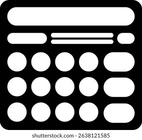 A Functional Calculator Tool Icon