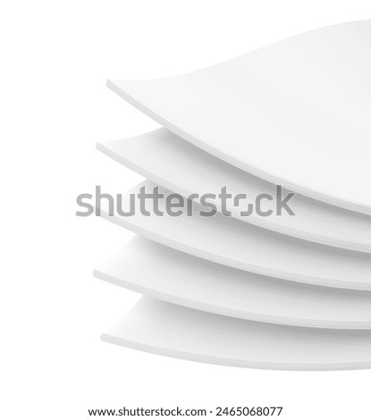 Functional five-layer material. Infographic for toilet paper, napkins, wipes and other hygiene product. Vector illustration. Isolated on white background. EPS10.