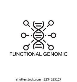 functional genomic icon, biochemistry icon