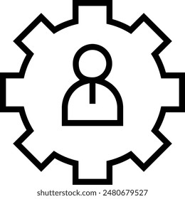 functional icon. Thin linear style design isolated on white background