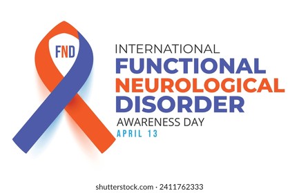 Functional Neurological Disorder awareness day. background, banner, card, poster, template. Vector illustration.