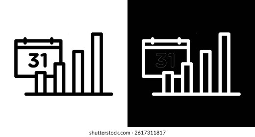 Fund growth icon vector for web and mobile app. Symbol isolated.