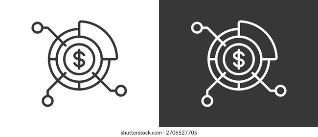 Fund Icon Set Vector Collection Isolated In Black And White