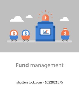 Fund management, return on investment, fund raising, risk assessment, financial analysis, stock market data, income increase, profit growth, interest rate, mutual fund, venture capital