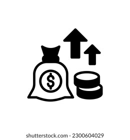 Fund Raising icon in vector. Illustration