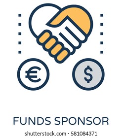 Fund Sponsor Vector Icon 