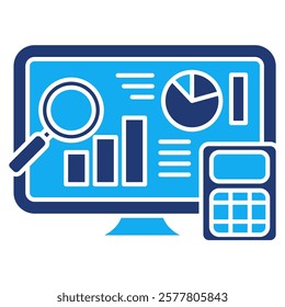 Fundamental Attribution Icon - Dual Tone Style - Cognitive Biases Theme