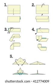 Fundamental Paper Folding Stock Vector (Royalty Free) 412774009 ...