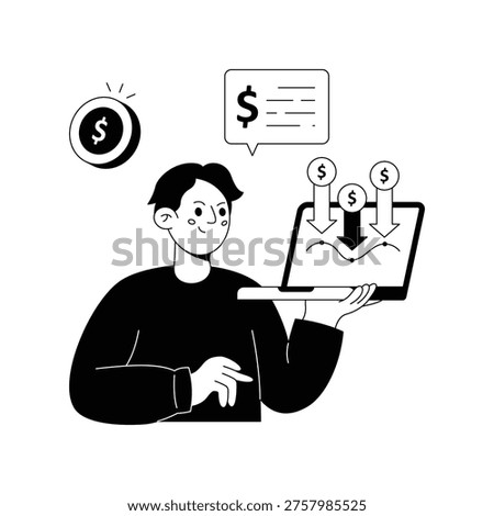 Funding Acquisition  Vector illustration. EPS 10