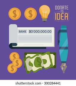 Funding digital design, vector illustration eps 10
