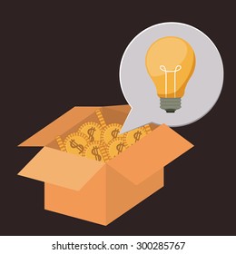 Funding digital design, vector illustration eps 10