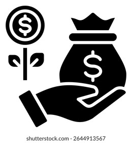Funding Icon Element for Design