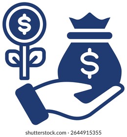 Funding Icon Element for Design
