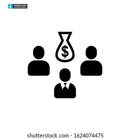 funding icon isolated sign symbol vector illustration - high quality black style vector icons
