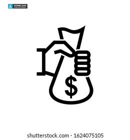 funding icon isolated sign symbol vector illustration - high quality black style vector icons
