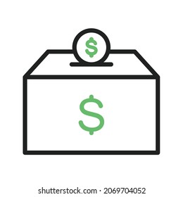 Funding icon vector image. Can also be used for Business Startup. Suitable for mobile apps, web apps and print media.