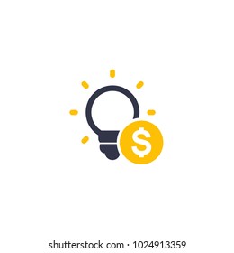 Funding Of The New Product, Idea, Seed Capital Icon