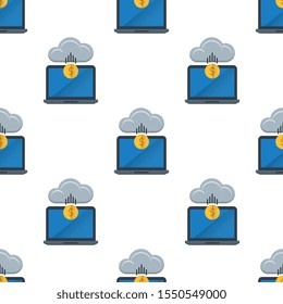 Funding platform seamless pattern