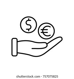 Funding vector icon