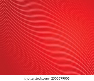 fundo gradiente vermelho com linha ondas finas red gradient background with thin waves line