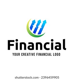 Fundraising Financial And Accounting Logo Design. Financial Advisors Logo Vector Design Inspiration