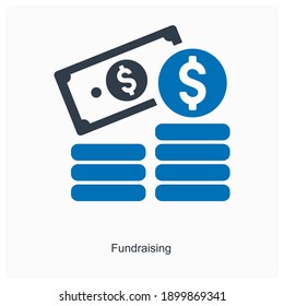 Fundraising and fundraising network concept