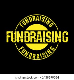 Fundraising rubber stamp. Business text, FUNDRAISING TRENDS YOUR NONPROFIT NEEDS TO KNOW