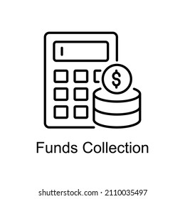 Iconos de esquema del vector de colección de fondos para sus proyectos digitales o de impresión.