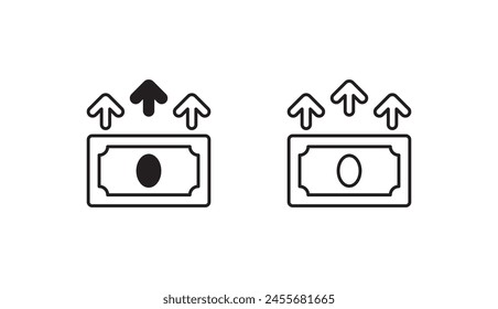 Diseño de iconos de fondos con fondo blanco ilustración de stock