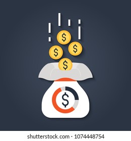 Funds rising icon