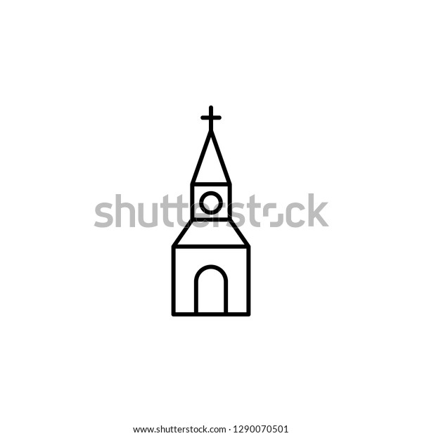 funeral, church icon. Element of death icon for\
mobile concept and web apps. Detailed funeral, church icon can be\
used for web and\
mobile