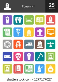 Funeral Filled Icons