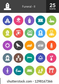Funeral Filled Icons