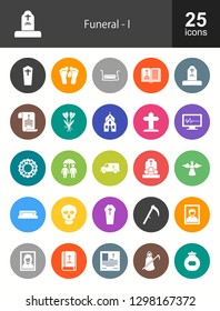 Funeral Filled Icons