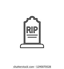 funeral, grave icon. Element of death icon for mobile concept and web apps. Detailed funeral, grave icon can be used for web and mobile