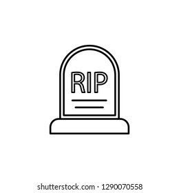 funeral, grave icon. Element of death icon for mobile concept and web apps. Detailed funeral, grave icon can be used for web and mobile