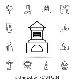 funeral, grave icon. Universal set of funeral for website design and development, app development