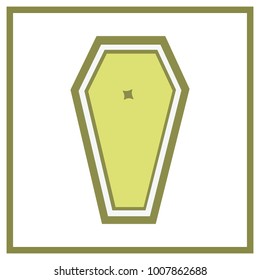 Funeral logo, icon for Halloween. Halloween pack.