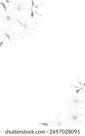 Plantilla de postal fúnebre de Lirio Blanco