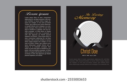 Funeral Poster offers tasteful, elegant templates for memorials and services. Our collection provides respectful, customizable designs to commemorate loved ones with dignity and heartfelt remembrance.