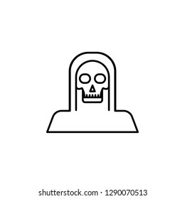 funeral, reaper icon. Element of death icon for mobile concept and web apps. Detailed funeral, reaper icon can be used for web and mobile