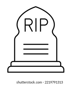 Funeral Trendy Color Vector Icon which can easily modify or edit

