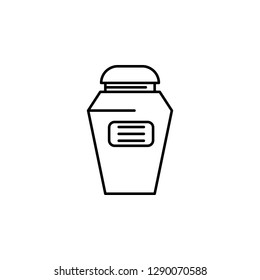 funeral, urn icon. Element of death icon for mobile concept and web apps. Detailed funeral, urn icon can be used for web and mobile