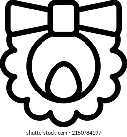 funeral vector thin line icon