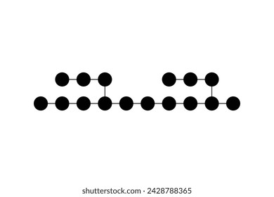 Fungal Beta Glucan Molecule Structure Scientific Design. Vector Illustration.	