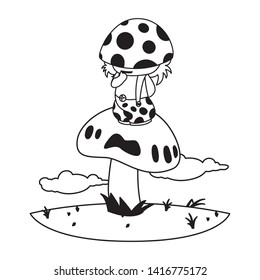 fungu elf in garden magic character