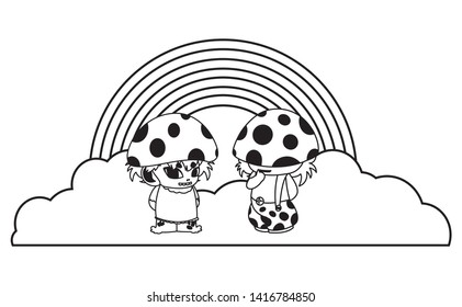 fungus elfs with rainbow magic characters