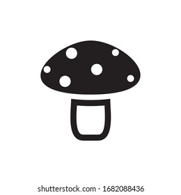 FUNGUS ICON , MUSHROOM ICON VECTOR