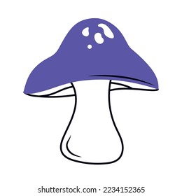 fungus icon on white background