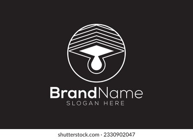 Fungus logo design vector template